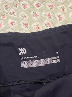 All In Motion Women’s High-Waist Black Active Shorts thumbnail 3
