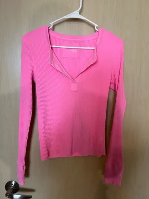 Aerie Fireside Long Sleeve Henley T-Shirt thumbnail 2