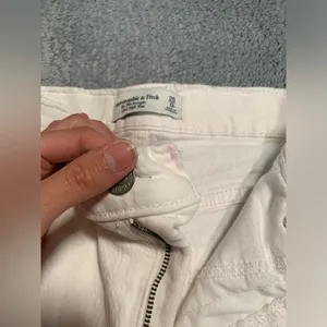 Abercrombie & fitch white ‘90s straight ultra high rise jeans 25/0R thumbnail 7