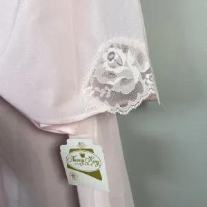 Vintage Nancy King Lingerie Nightgown Size M Pink Nylon‎ satin Lace Sleepwear thumbnail 5
