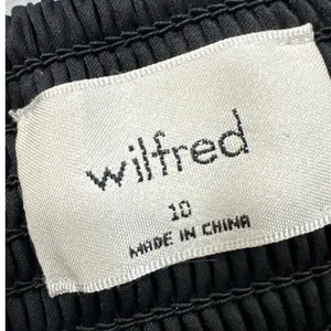 Wilfred Black Glaze Satin Dress Size 10‎ thumbnail 4