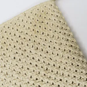 Vintage 70s Crochet Boho Philippine Macrame Crochet Clutch thumbnail 11