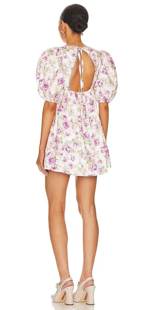 NWT For Love & Lemons Milani Mini Dress. Size Large thumbnail 2