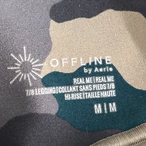 Aerie Crossover‎ Leggings Camo Medium thumbnail 8