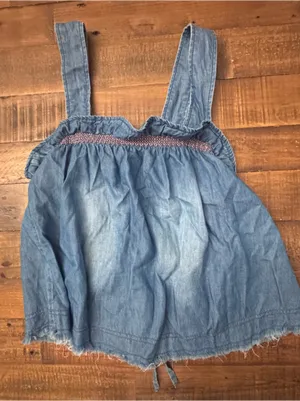 ANTHRO | Pilcro Chambray Swing Tank thumbnail 2