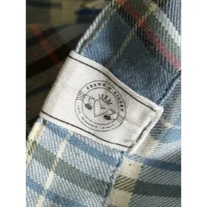 Frank & Eileen Barry Button Down Shirt Womens XS Blue Plaid Cotton‎ thumbnail 10