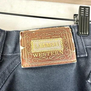 Lawman Vintage Bareback Western Jeans Size 3 Tall (24"x34") Rodeo thumbnail 5