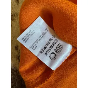 Reformation Marlowe mini dress In Orange‎ Size Large Side Slit thumbnail 6