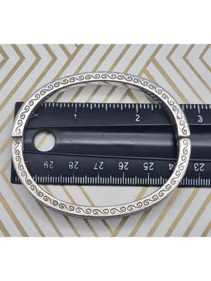 Brighton Secret of Love Hinged Bangle Bracelet Silver Plated Crystals & Etching thumbnail 8