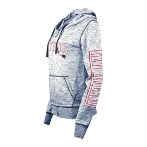 NEW ENGLAND PATRIOTS Women's Space-Dye Full-Zip Fleece Hoodie size M thumbnail 3