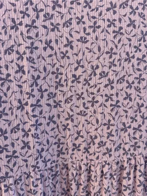 A New Day Lilac Floral Tiered Midi Dress Size S thumbnail 5