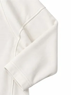 Banana Republic White Collared Pullover Sweatshirt Size Large Oversized thumbnail 6