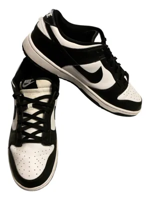 Nike Dunk Low Retro "Panda" White Black | Men's Size 11.5 | Pre-owned thumbnail 1