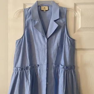 TUCKERNUCK Sleeveless Blue Button-Up Dress size M BNWOT thumbnail 2