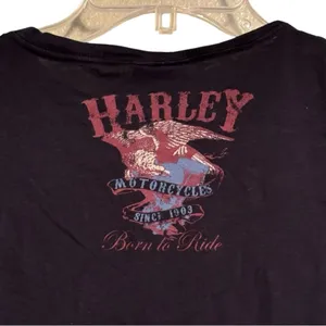 Harley‎ Davidson Black Shirt Size M thumbnail 4