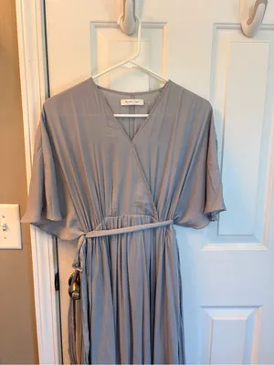 Mustard Seed Dress in Dusty Blue Size S Wedding Guest thumbnail 3