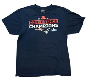 Nike NFL Pro Line Fanatics New England Patriots Short Sleeve Shirt Top Medium thumbnail 1