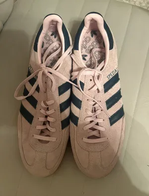 Adidas Pink & Navy Handball Spezial Shoes thumbnail 2
