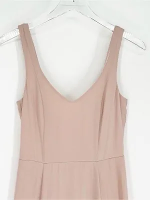 Show Me Your MuMu Dusty Blush V-Neck Maxi Dress Size XS thumbnail 2