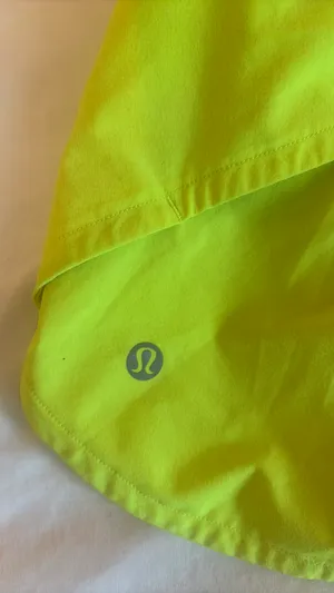 Lululemon Speed Up Shorts 2.5” Neon thumbnail 2