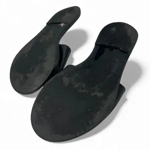 Valentino 7 Bugola Slide Sandal black logo hardware slip-on design Womens Flat thumbnail 8