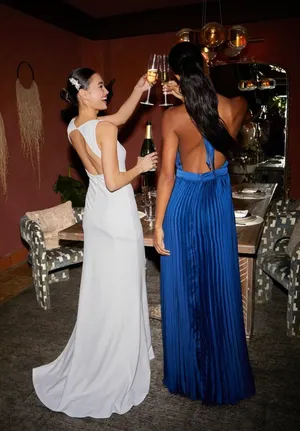 Lulus New Everlasting Promise White Backless Mermaid Maxi Dress thumbnail 6