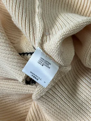 Brandy Melville Cream Argyle Sweater thumbnail 5