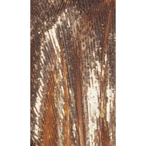 Lovers + Friends Duchess Sequin Dress‎ XL NWT Gold Halter Midi Party Cocktail thumbnail 4