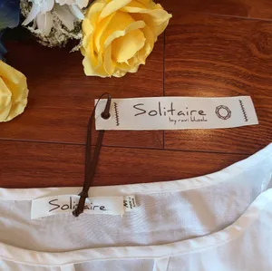 Solitaire White Lace Tank Top Medium thumbnail 9