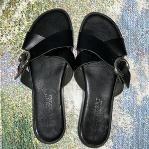 Don Uorri Size 40 Black Leather Sandals thumbnail 10
