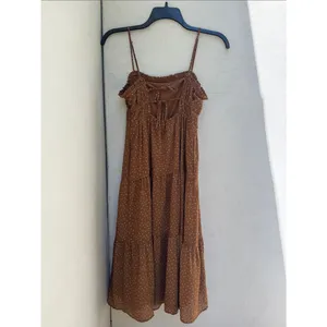 Madewell Sophia Cami Tiered Midi Dress Brown Polka Dot Sepia Size 2 Size (XS) thumbnail 4