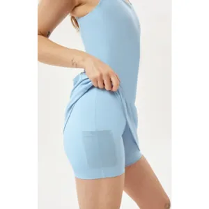 Girlfriend Collective Cerulean Tommy‎ Dress XL Workout Tennis Pickleball Preppy thumbnail 2
