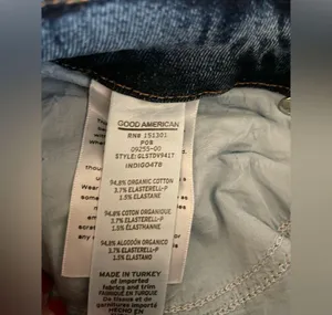 NWT Good American Good Legs Straight Jeans Blue Indigo478 Color High Rise Size 6 thumbnail 5
