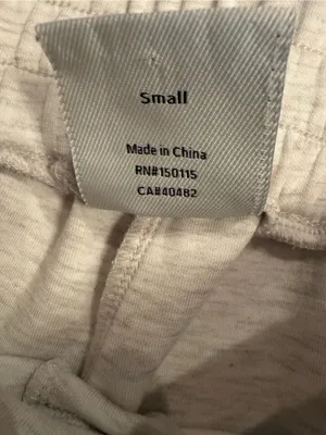 Varley DoubleSoft Light Heather Gray Lounge Shorts – Size Small, NWOT thumbnail 4