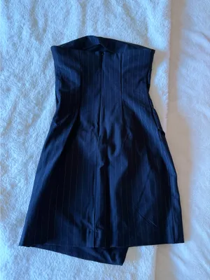 Wild Fable Stripped Strapless Dress thumbnail 2