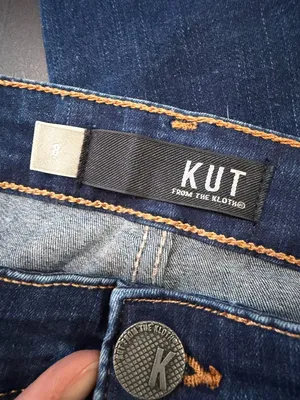 Kut from the Kloth Connie High Rise Ankle Skinny Denim Jeans Size 8 thumbnail 7
