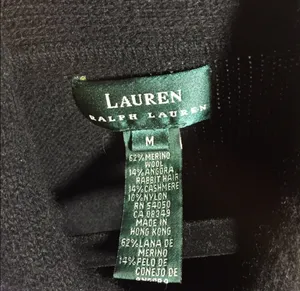 Lauren Ralph Lauren Black Wool Sweater thumbnail 3