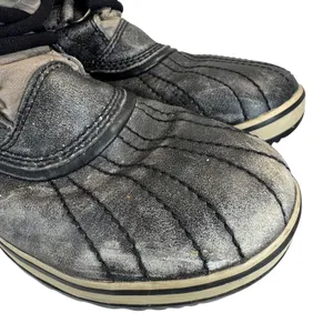 Sorel Winter Boots Womens‎ 12 Gray Quilted Waterproof Faux Fur Lace Up Snow thumbnail 3