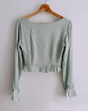 Lace Bustier Crop Top thumbnail 4