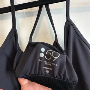 Split59 | Racerback Y Athletic Workout Tank Top‎ in Black thumbnail 4