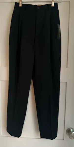 Classiques Entier women’s black wool lined Dress Pants vintage Nordstrom thumbnail 1