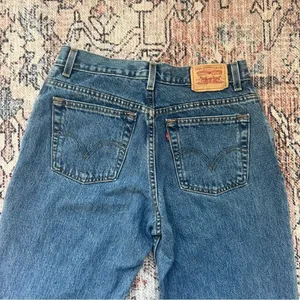 Vintage LEVI’s 550 High Rise Relaxed Fit Tapered Leg Mom Jeans Blue Size 10 thumbnail 12