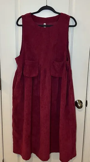 Zenana Women’s Corduroy Maxi Dress‎ Medium thumbnail 1
