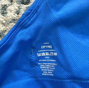 Dfyne Eletric Blue Strappy Halter Top thumbnail 3