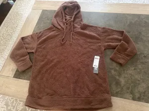 32 degrees Women's Brown Fleece Hooded Jacket thumbnail 5