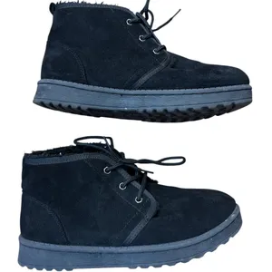 Kohls SO Sophia Black Fur lined Suede Boots thumbnail 1