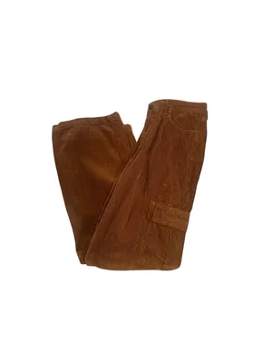 Tinseltown Rust Brown Corduroy Carpenter Pants 100% Cotton Wide Leg Sz 7 thumbnail 3
