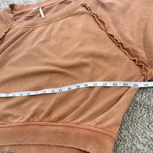 Free People Sweet Deets Womens XS Cinnabae‎ Pullover Sweatshirt Oversized thumbnail 8