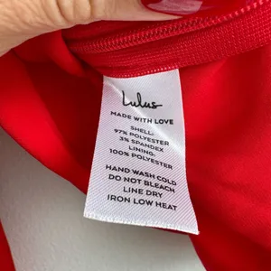 NWT Lulus Head Held High Wine Red Satin Date Party Romantic Top Size Medium thumbnail 8