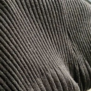 Women's Black Ribbed Pants Size M thumbnail 2